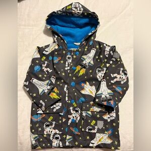 Hatley Space-Themed Kids' Raincoat with Astronaut Print
